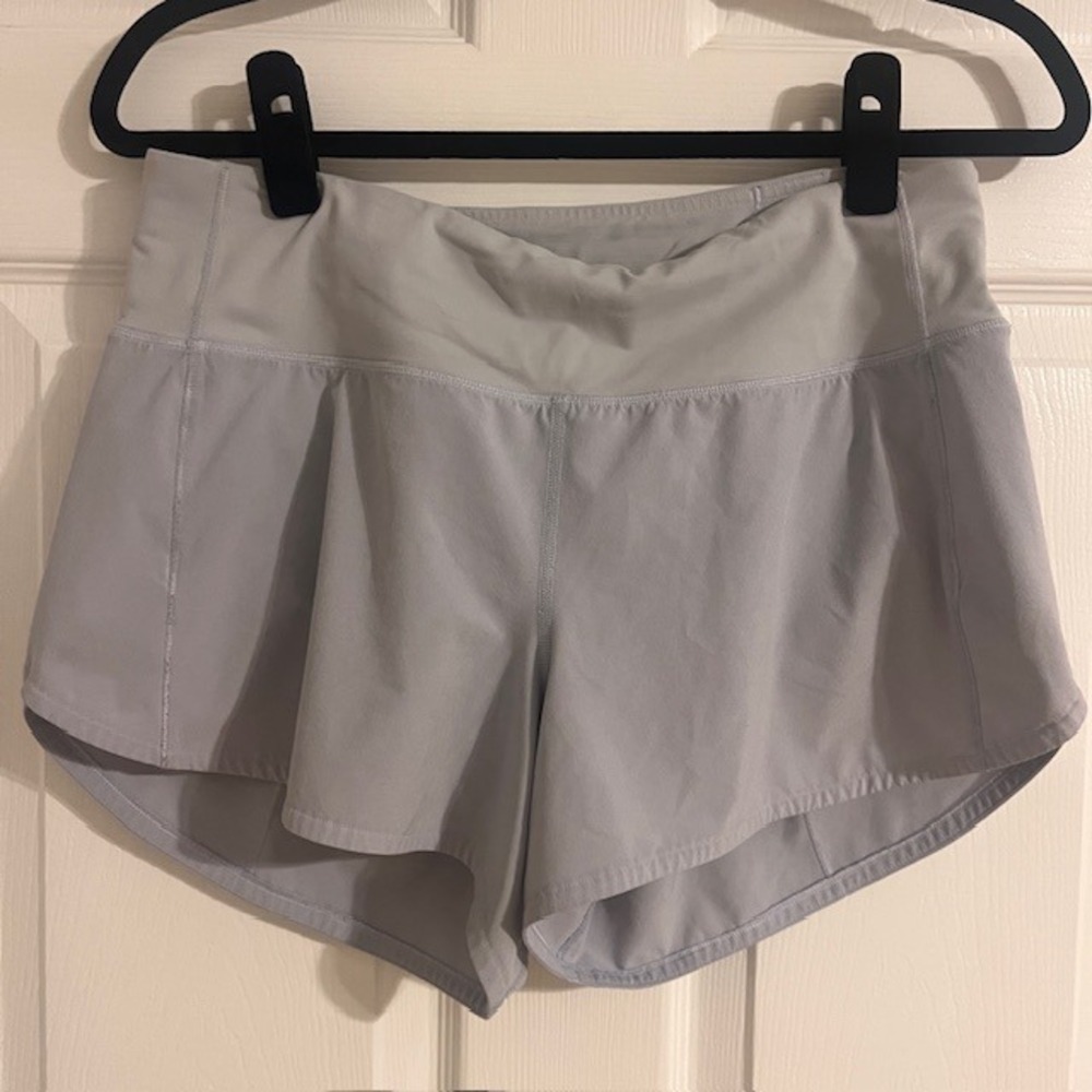 lululemon athletica Light Gray Athletic Shorts